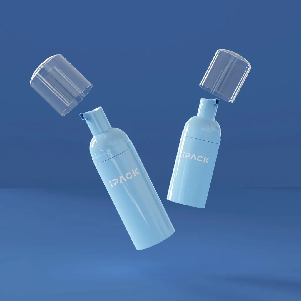 60ml PET Plastic Hand Liquid Soap Cleanser Plastic Foaming Foam Pump Bottle