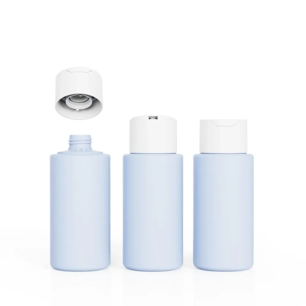 270ml squeezable HDPE 100% leak-proof plastic disc cap bottle