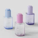 Botella con gotero de plástico de 30 ml con botón pulsador ⌀20/410