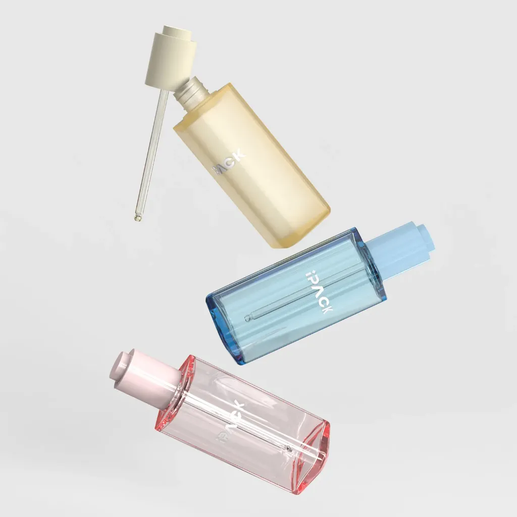 100ml Plastic Press Push Button Dropper  Pipettes Bottle ⌀20/410