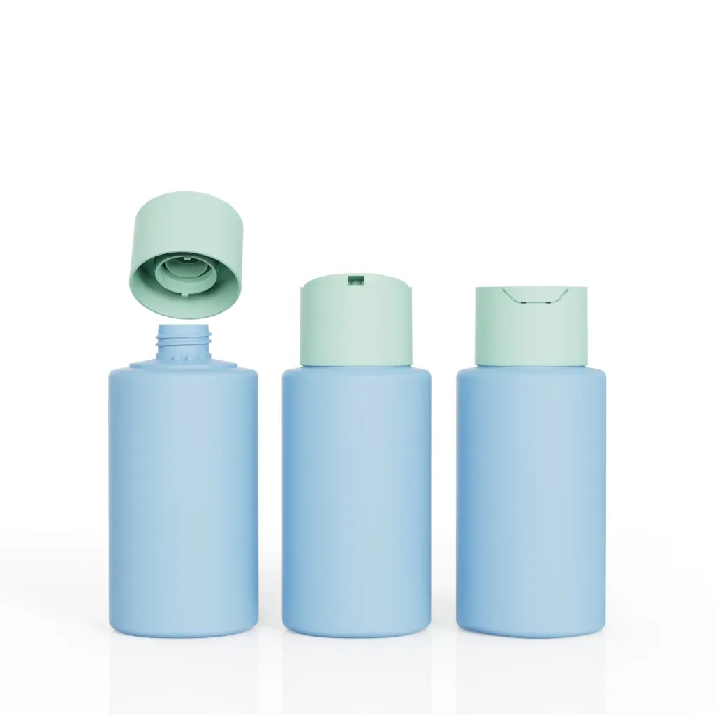 280ml squeezable HDPE 100% leak-proof plastic disc cap bottle