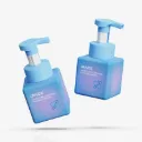 PET 250ml square bottle foam bottle Ø33-410