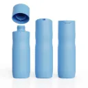 200ml squeezable HDPE 100% leak-proof plastic disc cap bottle
