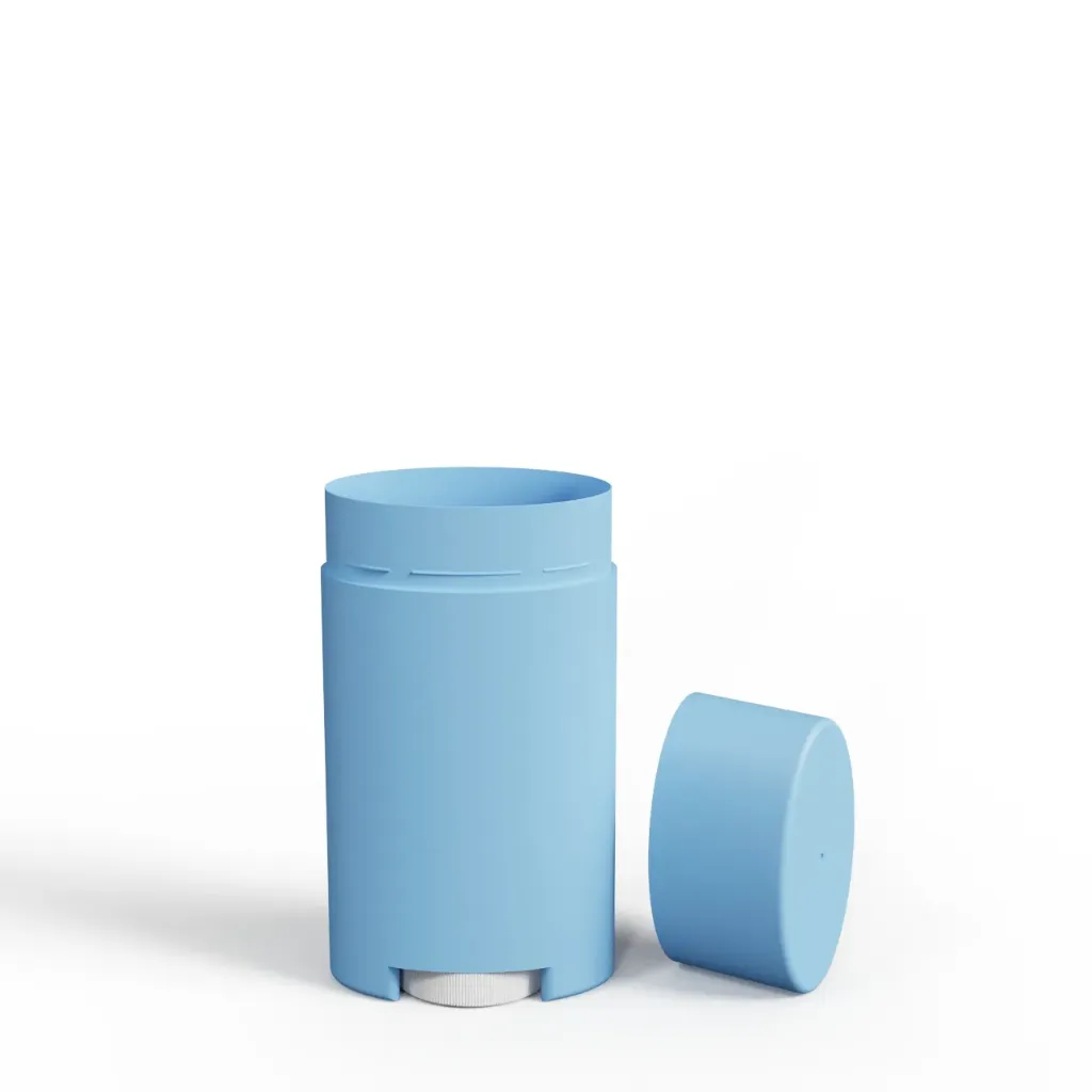 50g PP Plastic Twist up Refillable Stick Tubes Deodorant Packaging